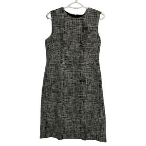 Barneys New York Women's Career Sheath Dress Size 8 Abstract Sleeveless Work